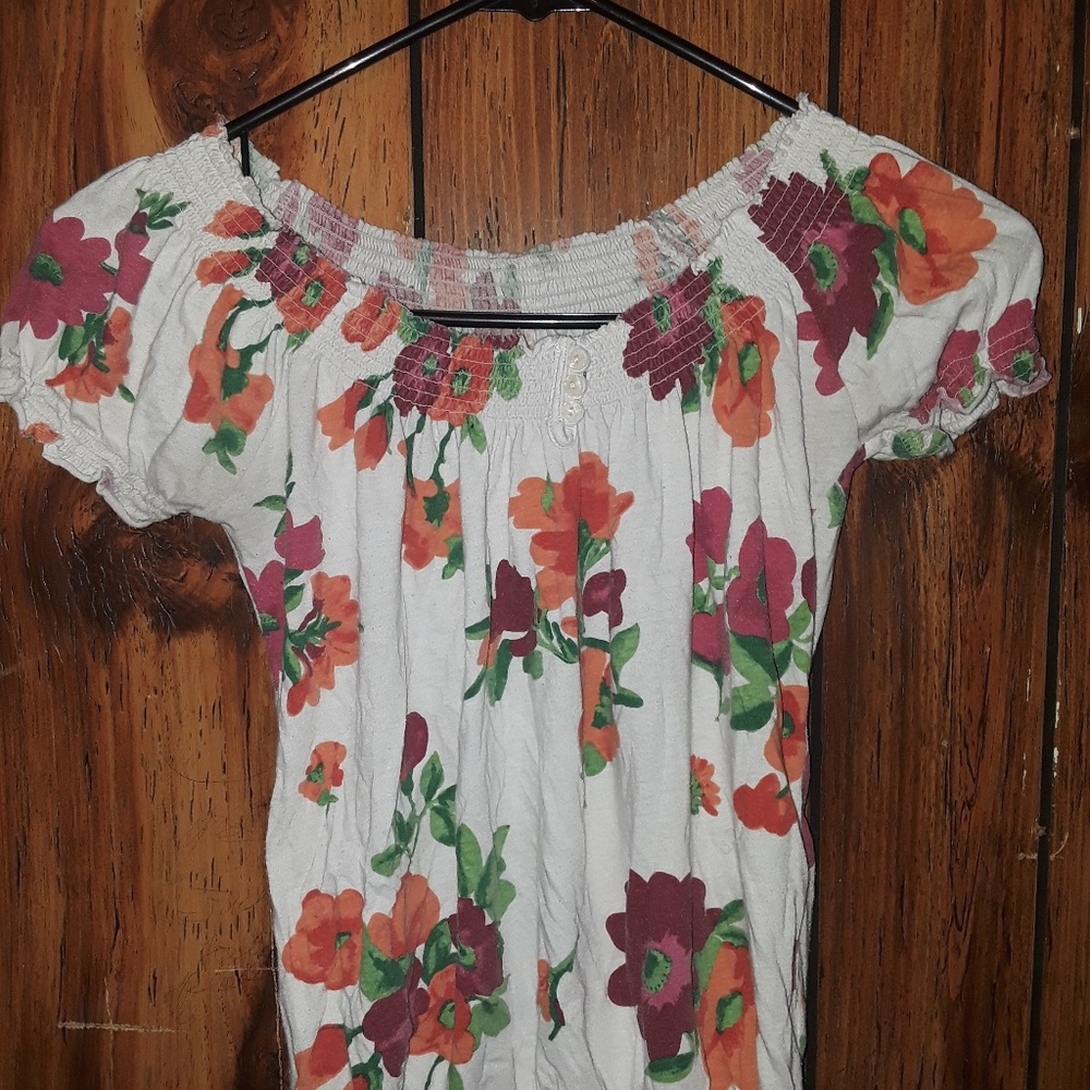 Off the shoulder t shirt